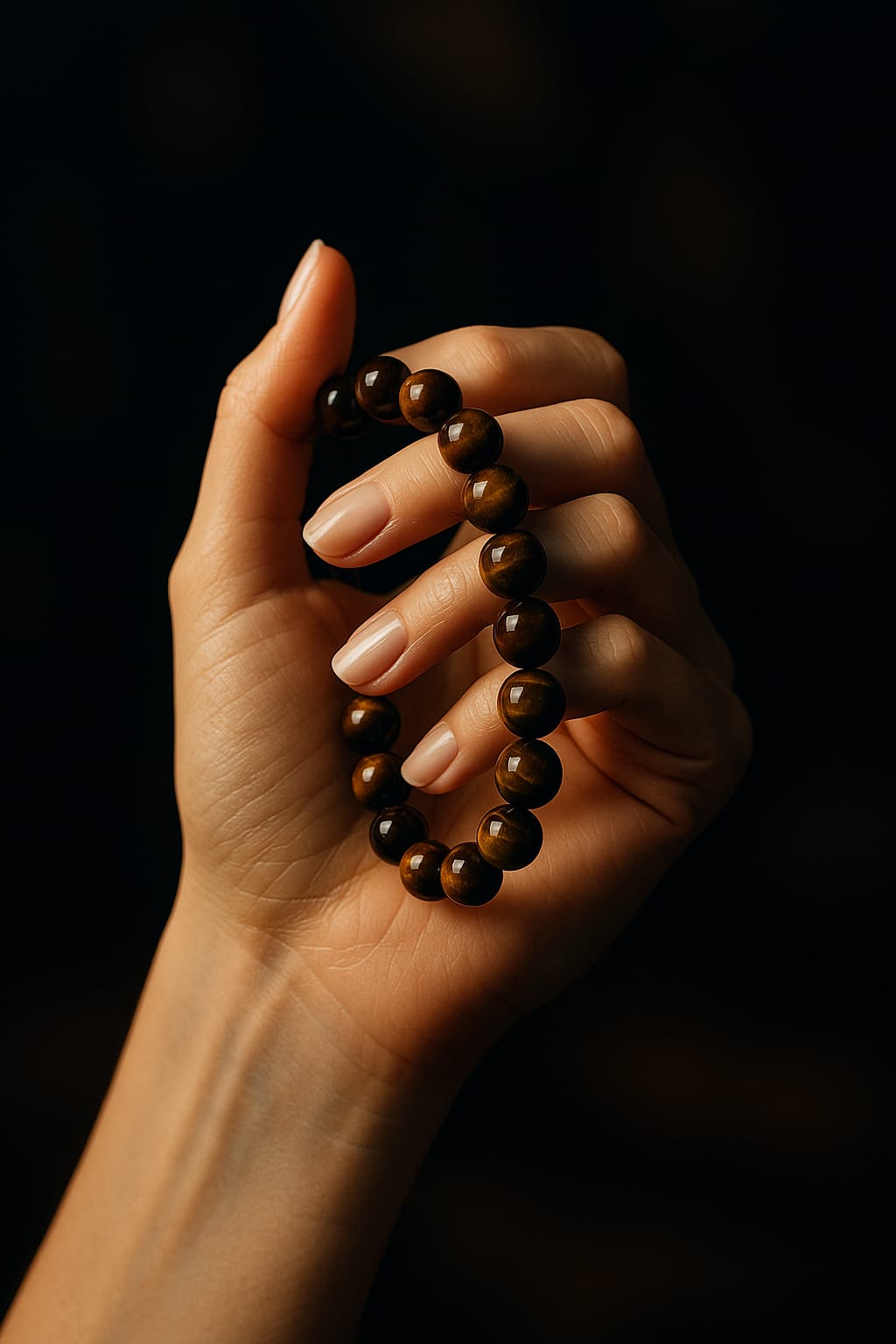 RK-Tiger Eye Natural Stone Balancing Bracelet