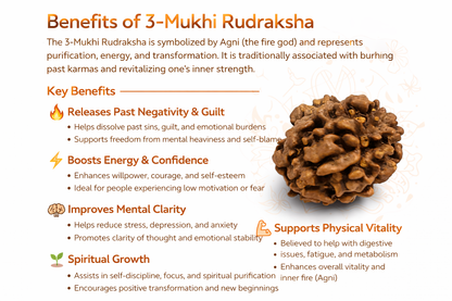 3 Mukhi Rudraksha: The Bead of Transformation