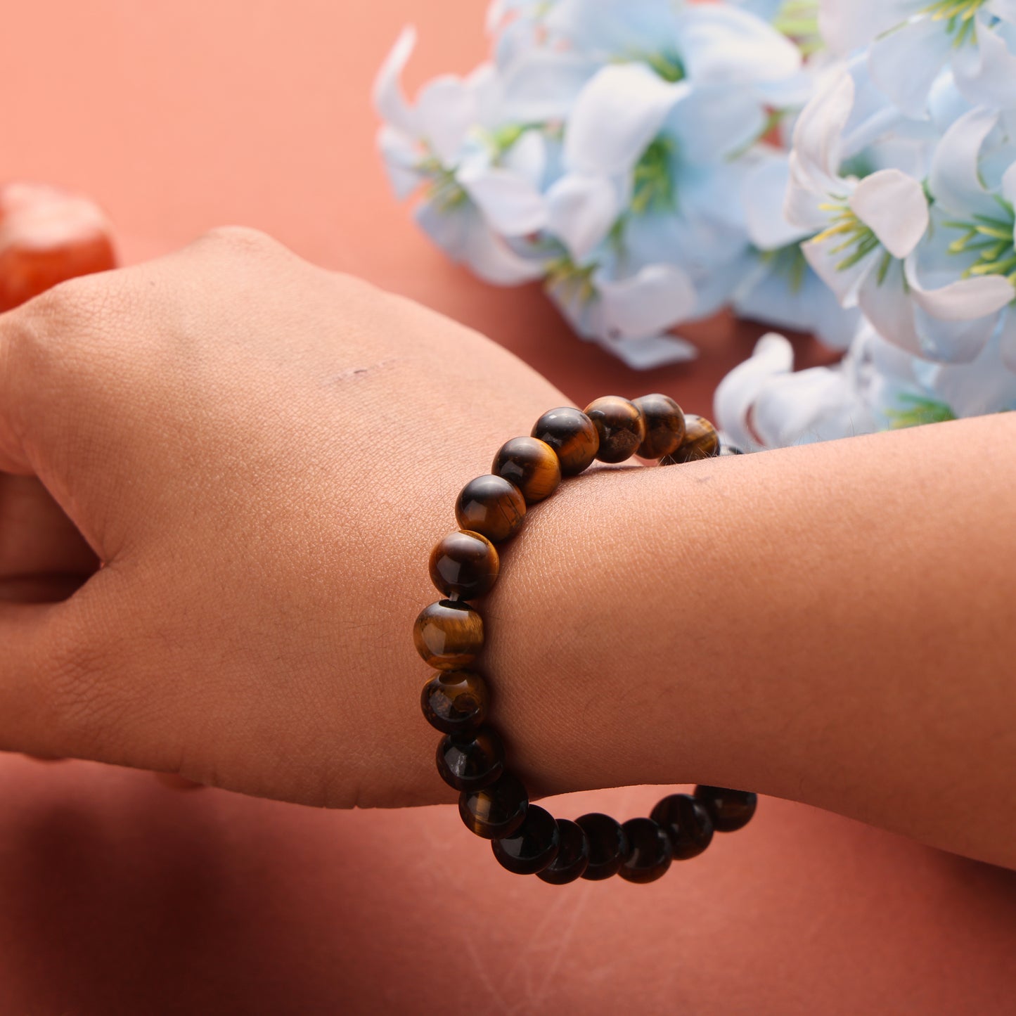 RK-Tiger Eye Natural Stone Balancing Bracelet