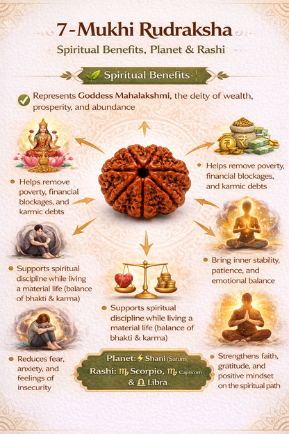 7 Mukhi Rudraksha: The Bead of Prosperity & Wealth