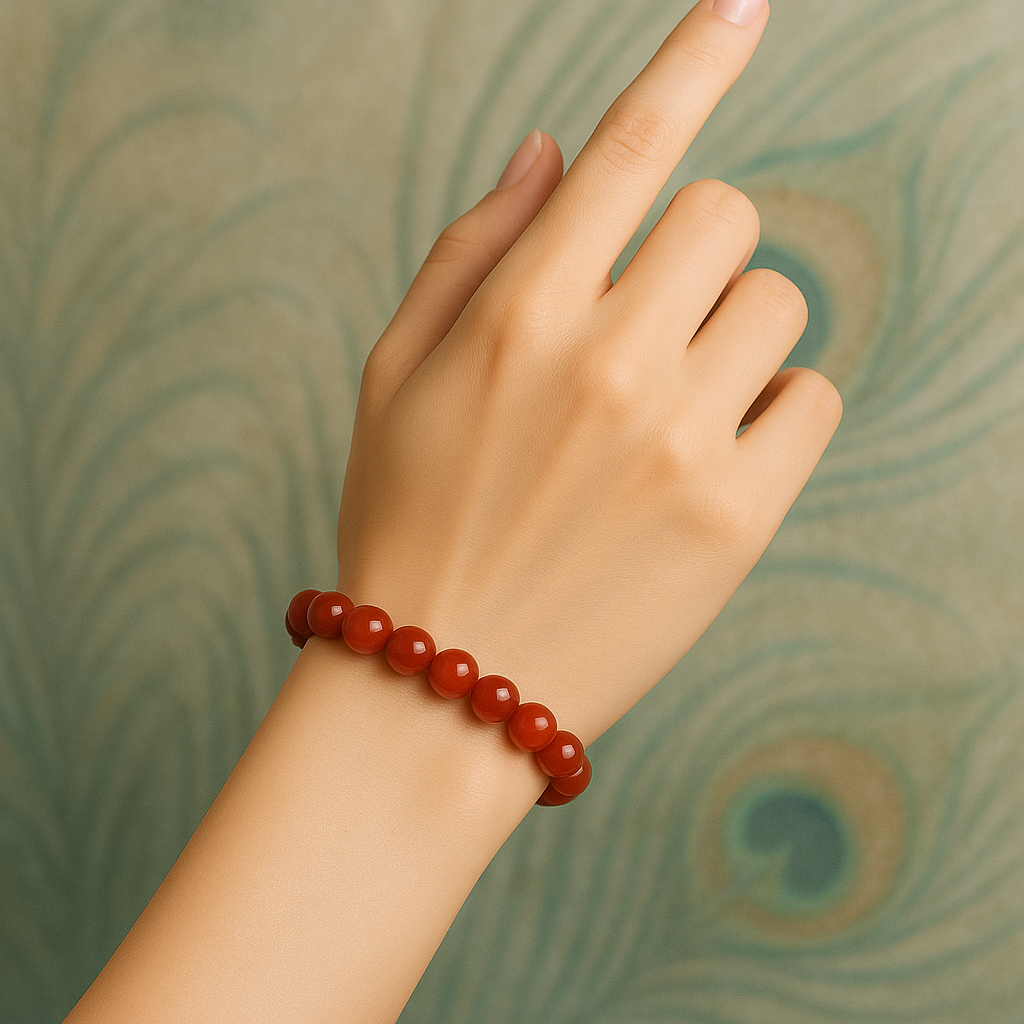 RK-Carnelian Natural Stone Balancing Bracelet