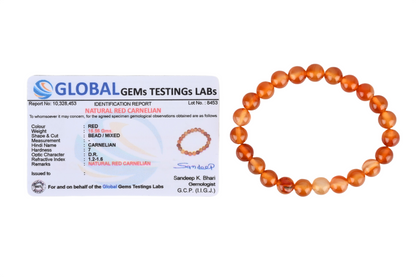 RK-Carnelian Natural Stone Balancing Bracelet