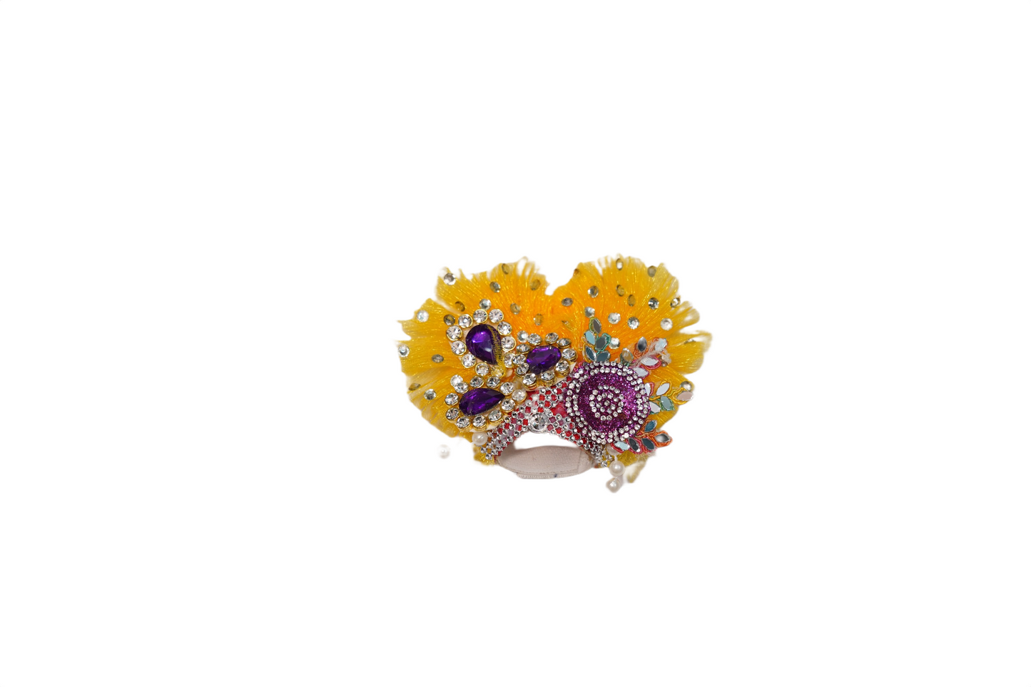 Yellow and blue Bal Gopal Poshak