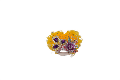 Yellow and blue Bal Gopal Poshak