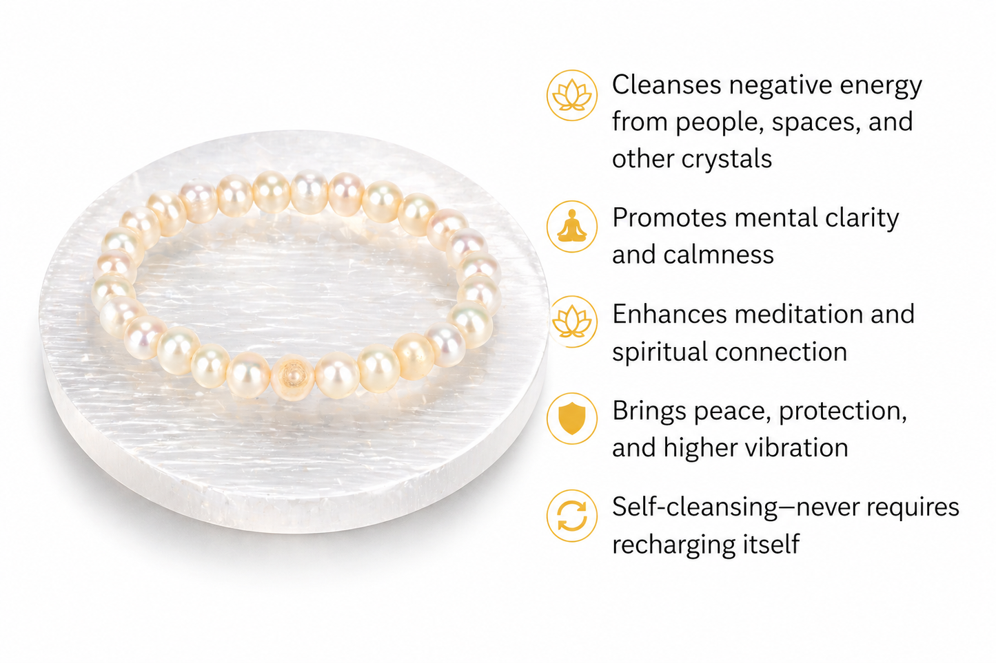 RK-Moti (Natural Pearl) Balancing Bracelet