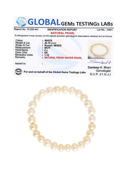 RK-Moti (Natural Pearl) Balancing Bracelet