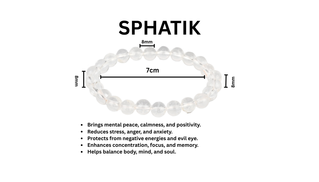 RK-Sphatik (Clear Quartz) Balancing Bracelet