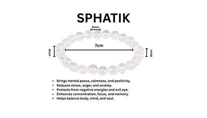 RK-Sphatik (Clear Quartz) Balancing Bracelet