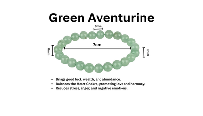 Green Aventurine Natural Stone Balancing Bracelet