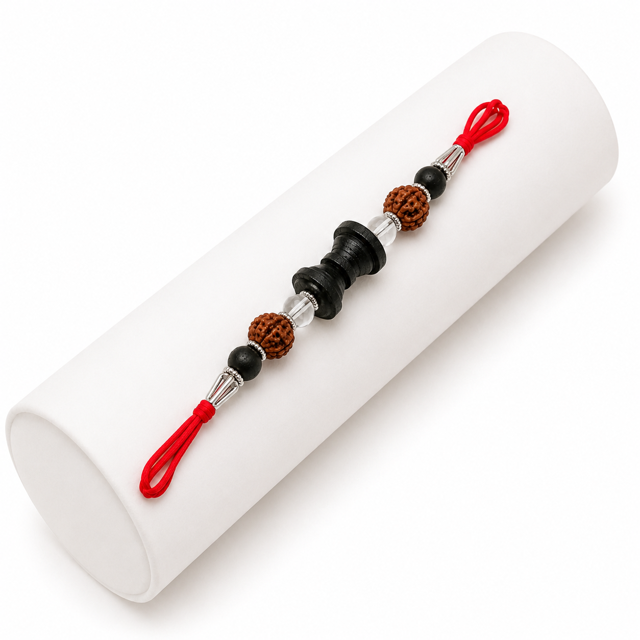 Karungali & Rudraksha Rakhi – Sacred Protection, Strength & Divine Blessings | RK Store