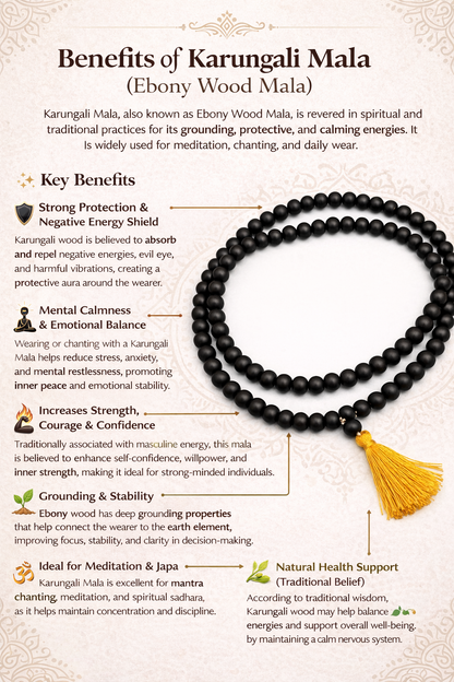 Karungali Mala: The Ultimate Shield of Success