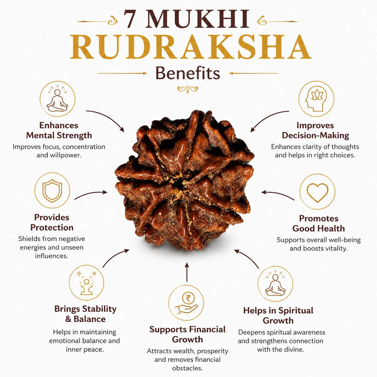 7 Mukhi Rudraksha: The Bead of Prosperity & Wealth