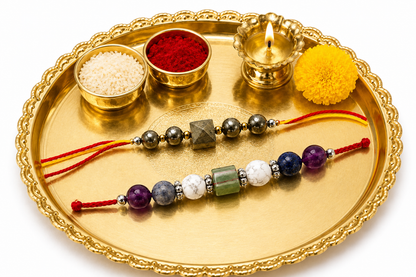 RK Store Divine Exclusive Rakhi Gift Set | Handmade Spiritual Rakhi Combo of 2