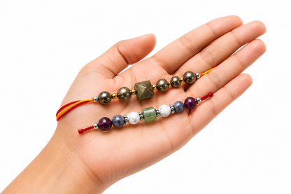 RK Store Divine Exclusive Rakhi Gift Set | Handmade Spiritual Rakhi Combo of 2